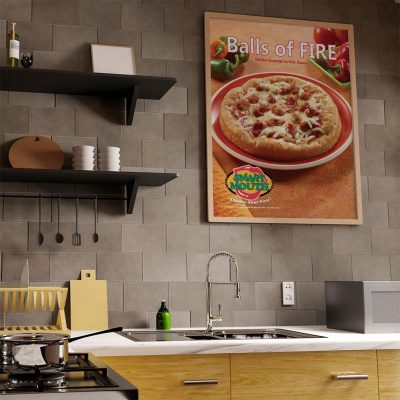 Balls of Fire Pizza 18" x 24" Poster, Smart Mouth product thumbnail