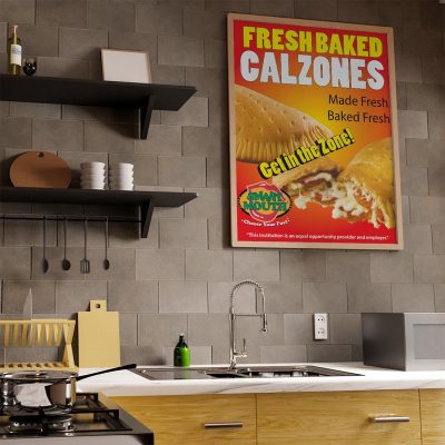 Fresh Baked Calzones 18" x 24" Poster, Smart Mouth product thumbnail