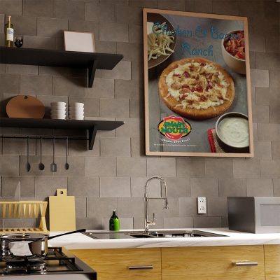 Chicken Bacon Ranch Pizza 18" x 24" Poster, Smart Mouth product thumbnail