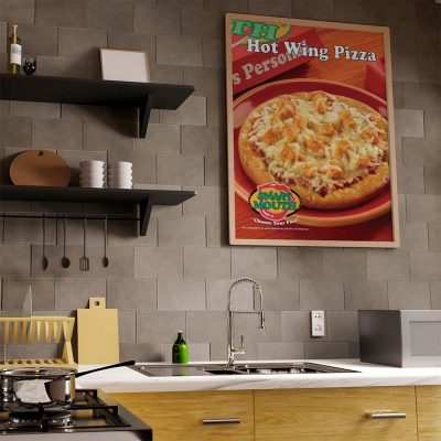 Hot Wing Pizza 18" x 24" Poster, Smart Mouth product thumbnail