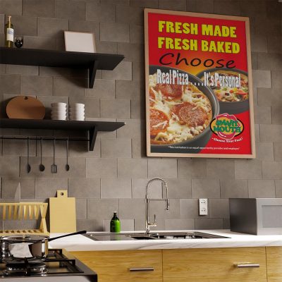 Fresh Baked Pizza 18" x 24" Poster, Smart Mouth product thumbnail