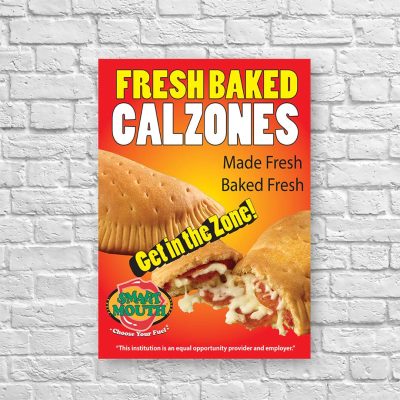 Calzone 8.5" x 11" Small Poster, Smart Mouth product thumbnail