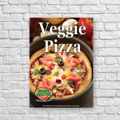 Veggie Pizza 8.5" x 11" Small Poster, Smart Mouth product thumbnail