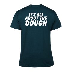 Smart Mouth, It's All About the Dough, Midnight T-Shirt back, product thumbnail