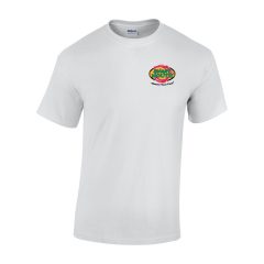 Smart Mouth White T-shirt, logo imprint on left chest, product thumbnail